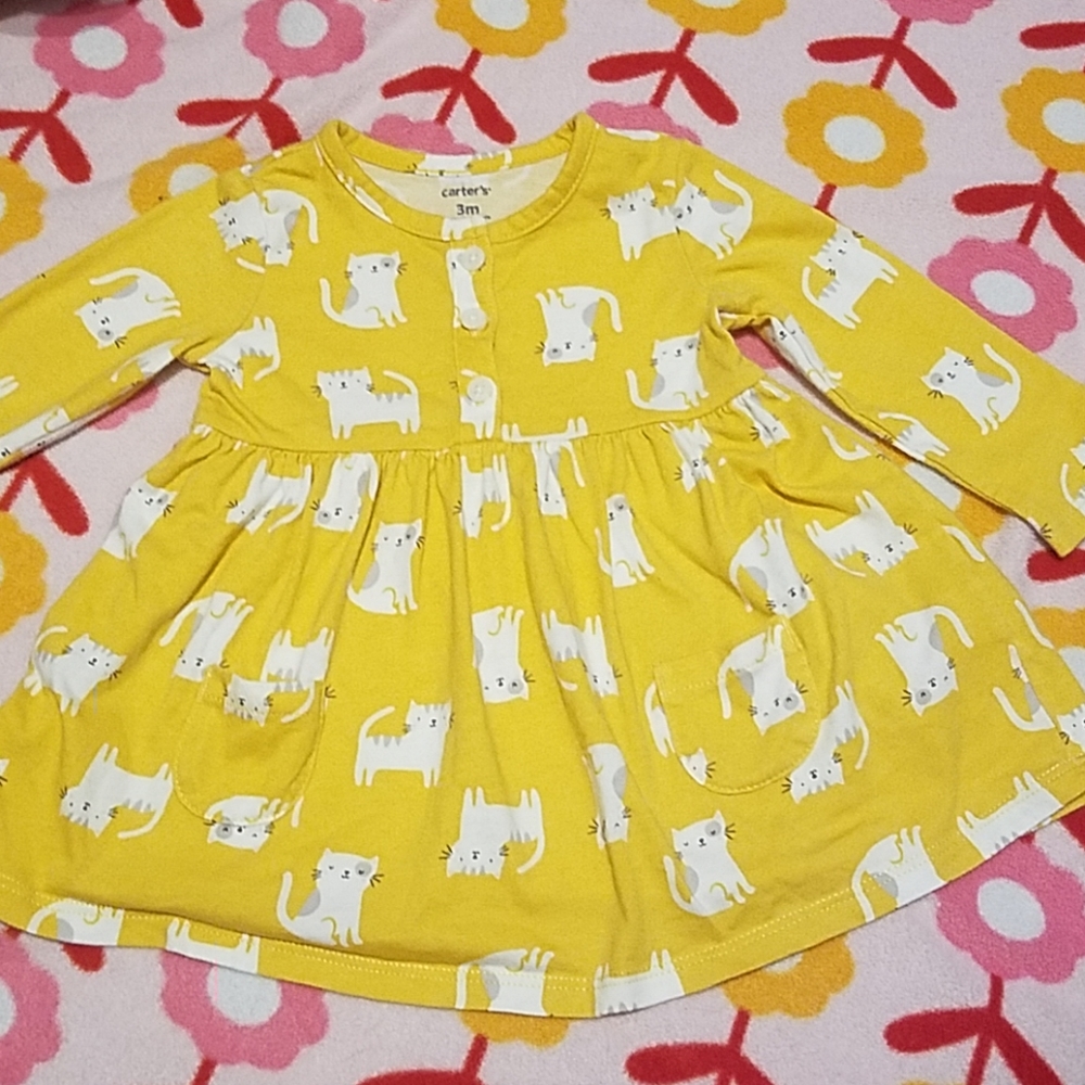Carters  Comfy Cat dress